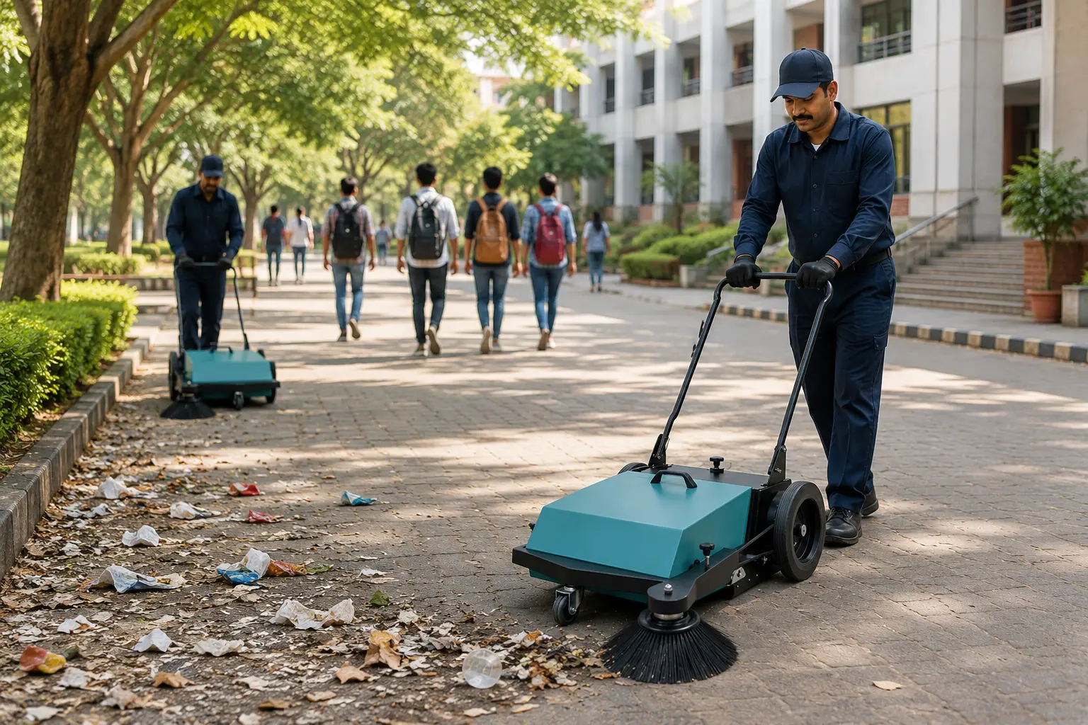 School & College cleaning machine