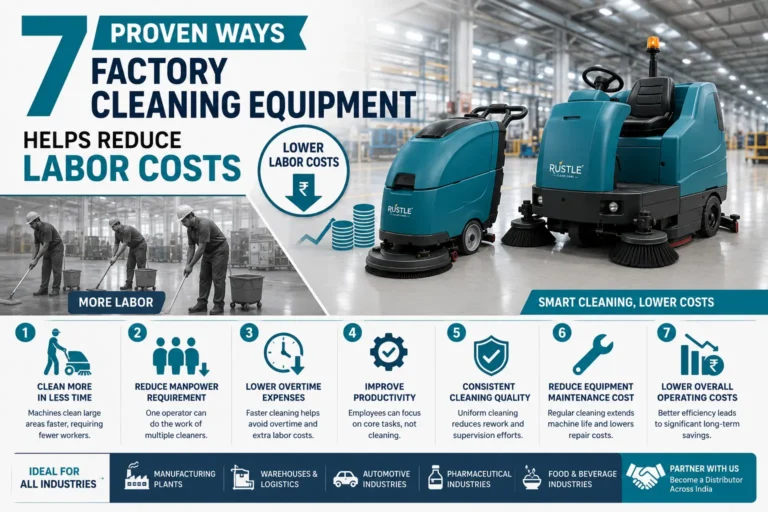 Factory Cleaning Equipment used in all industries