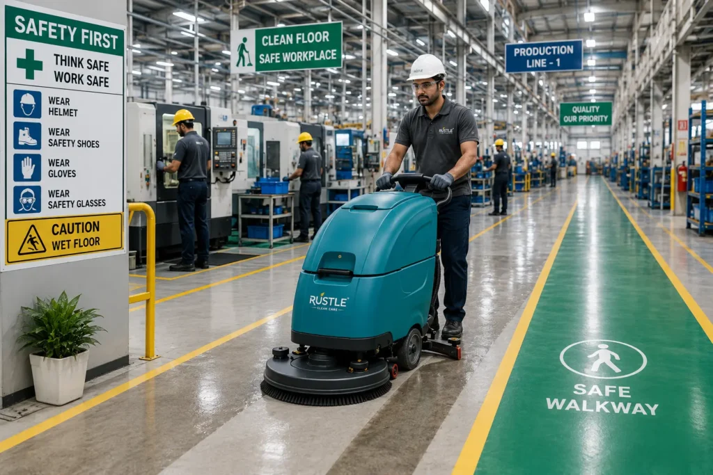 How Factory Floor Cleaning Equipment Dramatically Improves Workplace Safety 2 factory-floor-cleaning-equipment-workplace-safety-india.
