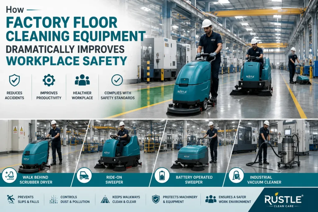 How Factory Floor Cleaning Equipment Dramatically Improves Workplace Safety