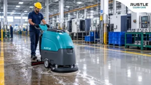 How a Floor Scrubber Machine Improves Industrial Floor Cleaning