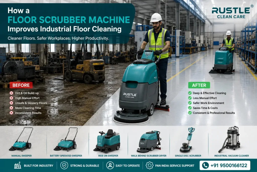 Rustle Clean Care industrial cleaning equipment range